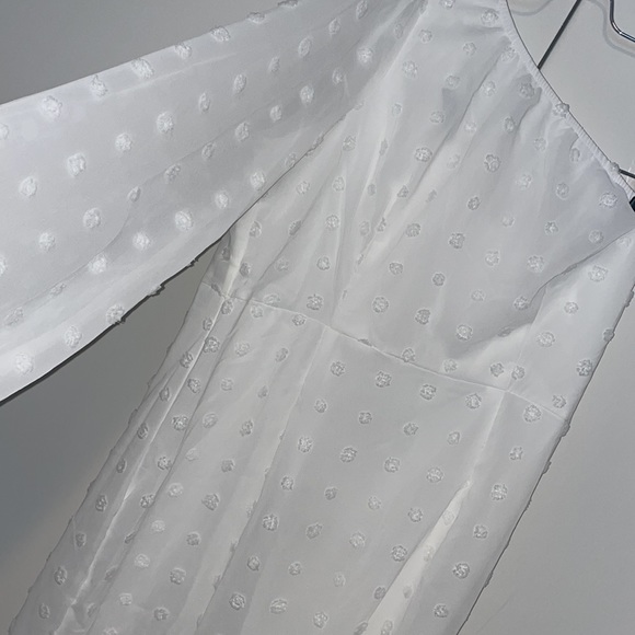 SHEIN White off the shoulder dress size large - Picture 5 of 6